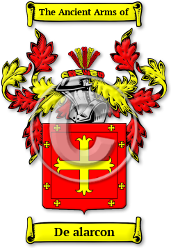 De alarcon Family Crest Download (jpg) Legacy Series - 150 DPI